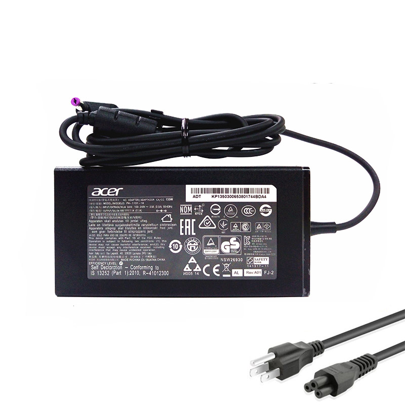 135W Adapter Charger for Acer Nitro 5 (AN515-51-536M)