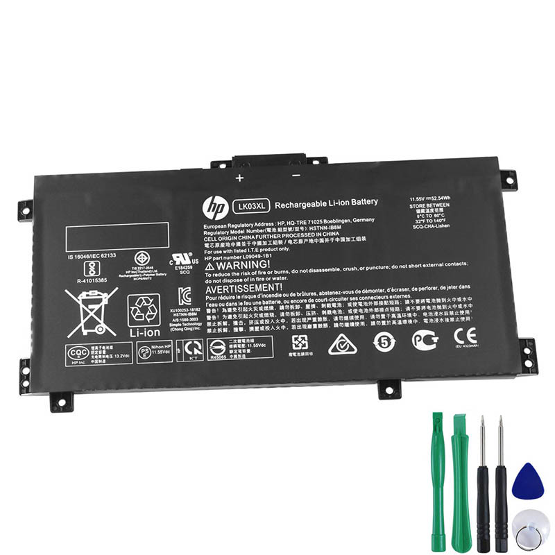 Battery For HP ENVY x360 15-bq276nr 55Wh