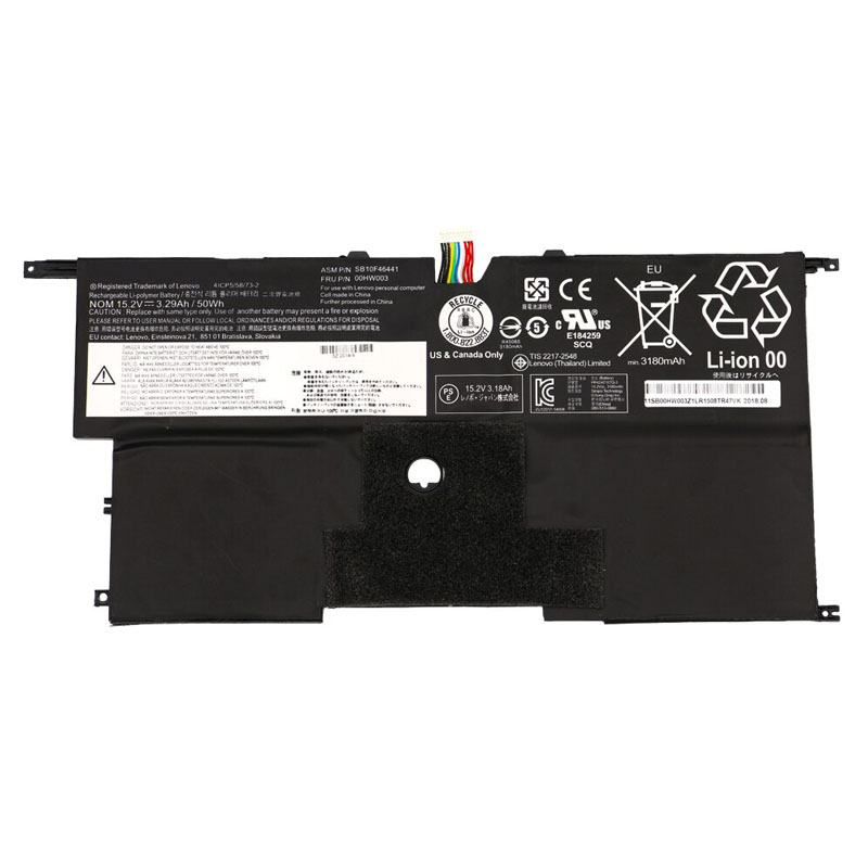 50Wh Battery For Lenovo ThinkPad X1 Carbon 20BS006UUS
